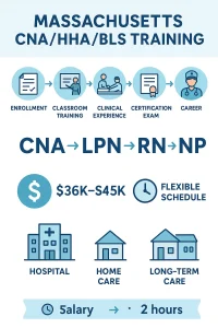 Massachusetts cna hha blls training