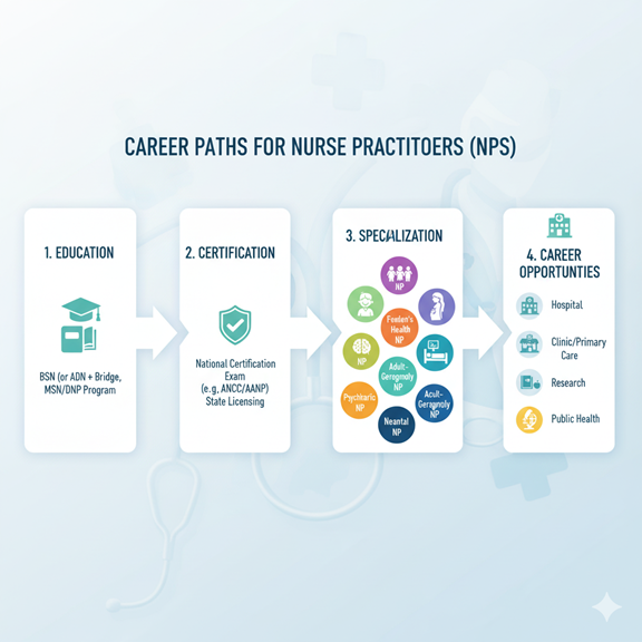 career paths for nurse practitoers NPS