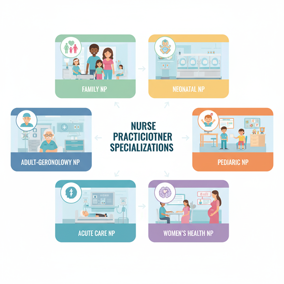 Nurse Practocoptmer specializations