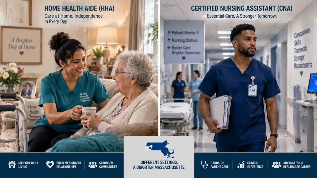 Healthcare worker reviewing MAP certification and CPR credential records in a training center